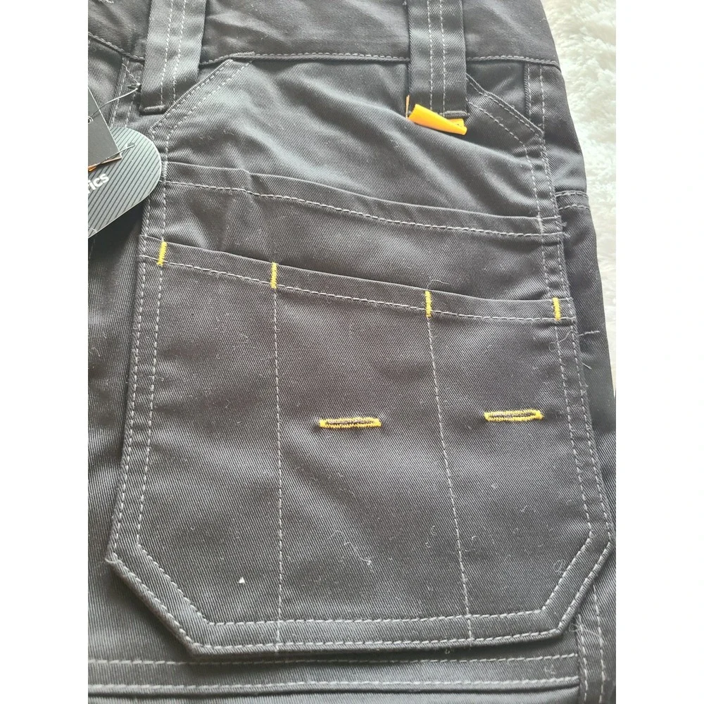 DeWalt Pro Tradesman Stretch Pants Mens 34x33 Black Work Trousers DXWW50023